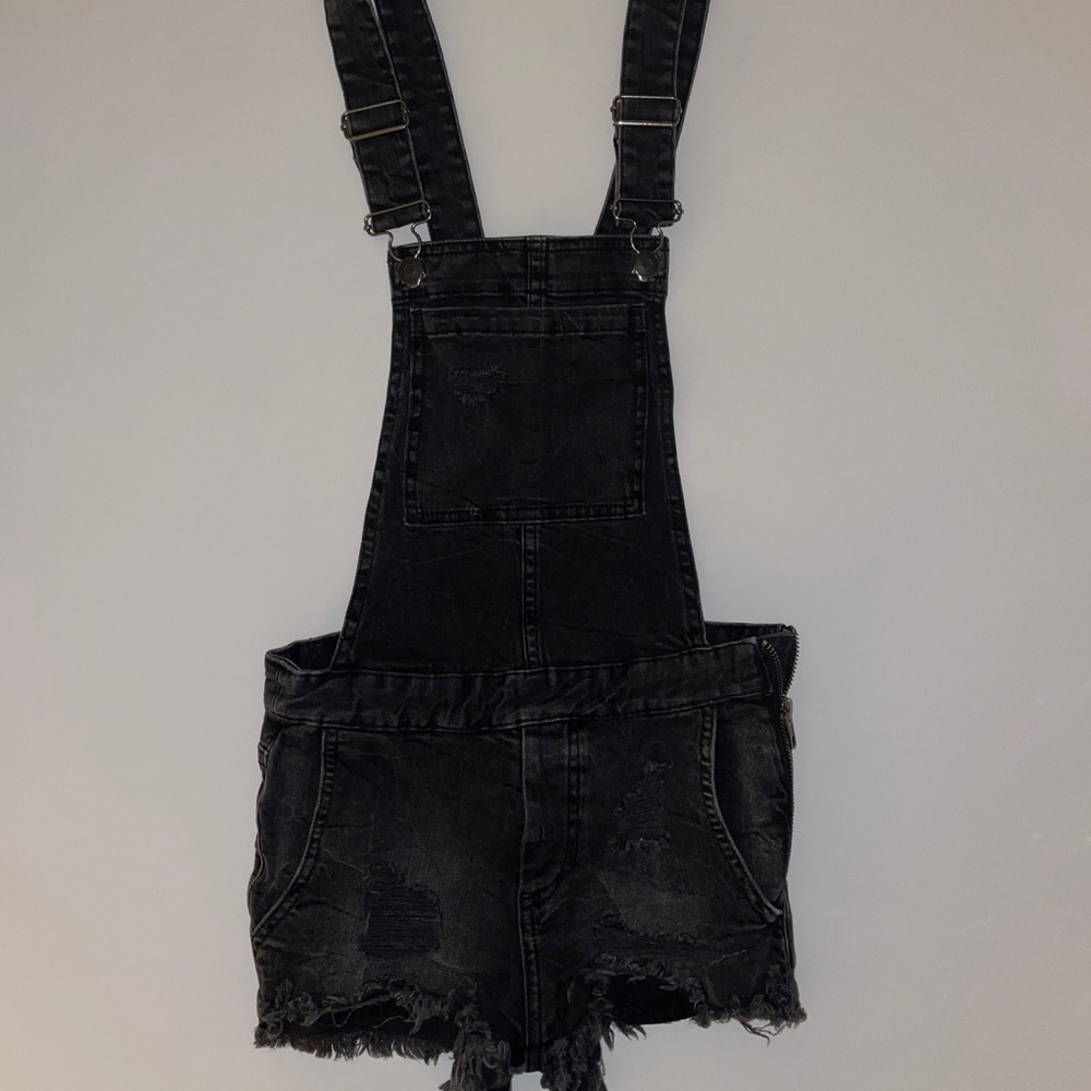 Denim overalls